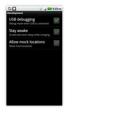 settings Screenshot