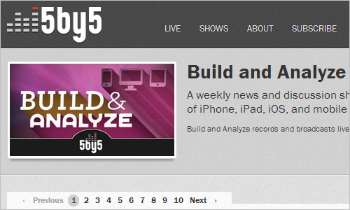 5by5 | Build and Analyze 5by5 | Build and Analyze